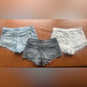 Free People We The Free Distressed Short Bundle